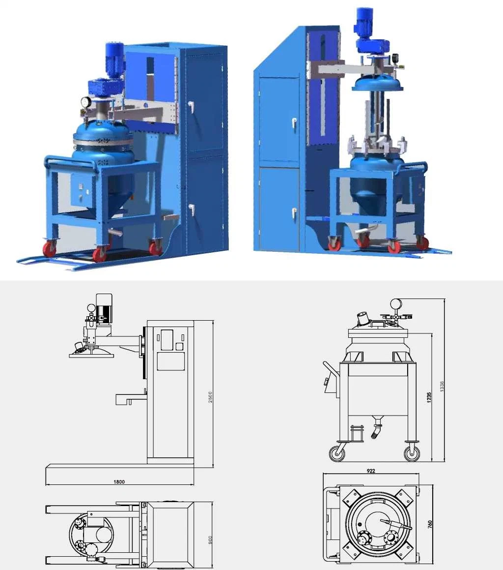 Epoxy resin and Hardener on Mixer  with APG or Casting Machine for Electrical Insulators Producing 8